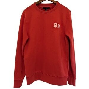 Men's Extra Small XS Banana Republic Burnt Orange Crewneck | Cotton Blend | GUC